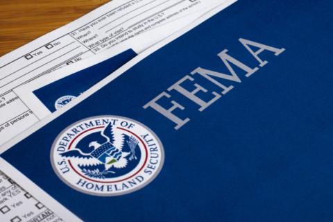 FEMA US Homeland Security Citizen and Immigration Services Flyer Closeup