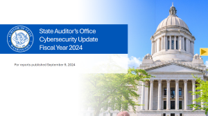 cover image of cybersecurity rollup report fiscal year 2024