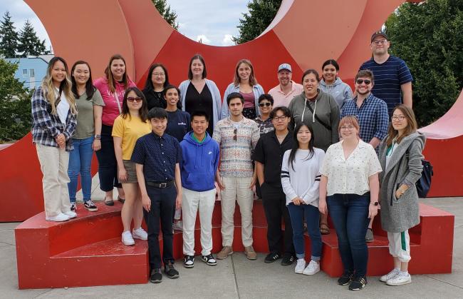 SAO staffers from Team Central King County pose outside for a group photo